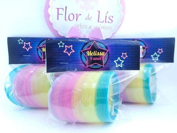 Mola Maluca Personalizada Neon Balada Lembrancinha