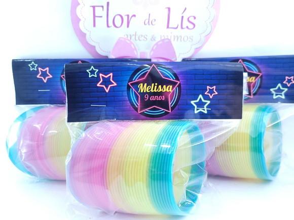 Mola Maluca Personalizada Neon Balada Lembrancinha