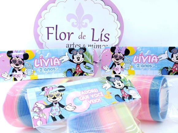 Mola Maluca Pool Party da Minnie Personalizada