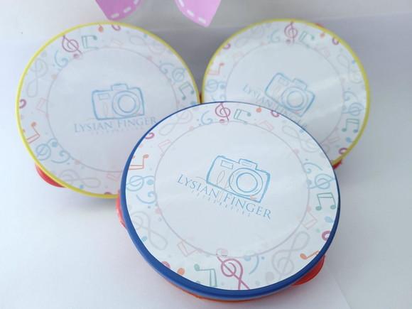 Pandeiro Pequeno Personalizado Brinde com Logo Empresa