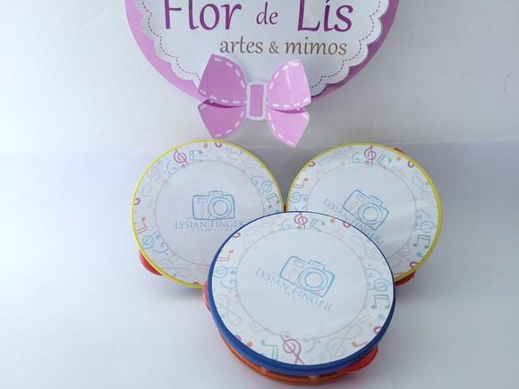 Pandeiro Pequeno Personalizado Brinde com Logo Empresa
