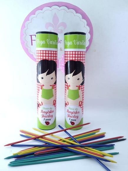 Pega Vareta Personalizado Picnic Lembrancinha Menina