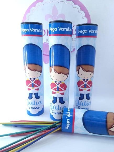 Pega Vareta Personalizado Soldadinho de Chumbo Lembrancinha