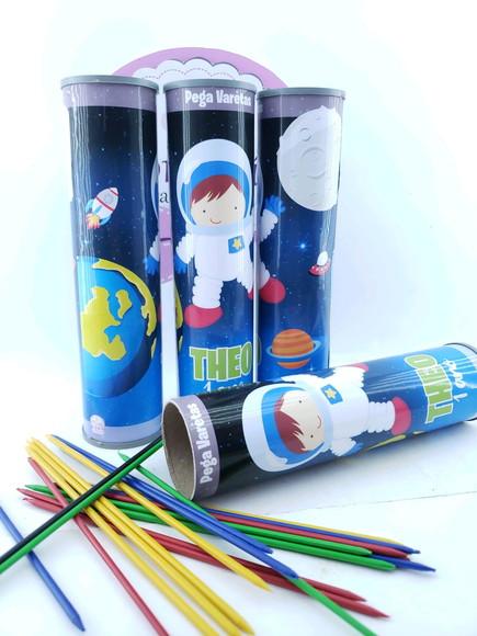 Pega Varetas Personalizado Astronauta Galáxia