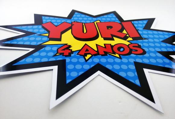 Placas Heróis A4