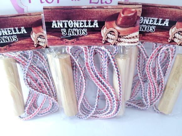 Pula Corda Personalizada Boiadeiro Fazendinha Menino