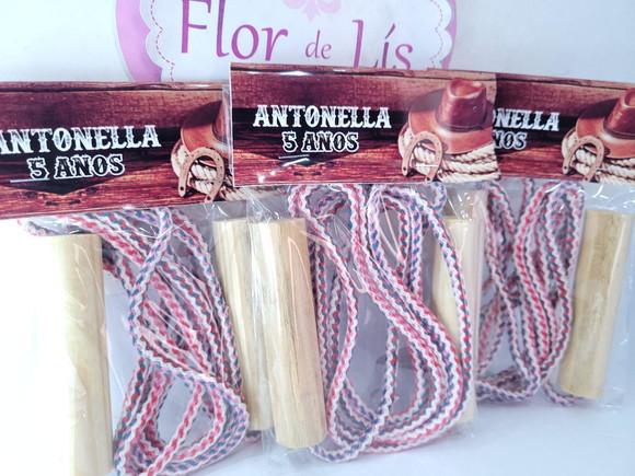 Pula Corda Personalizada Boiadeiro Fazendinha Menino