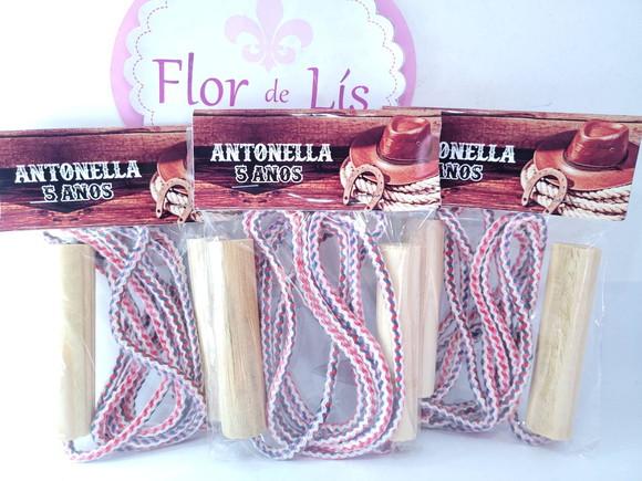 Pula Corda Personalizada Boiadeiro Fazendinha Menino