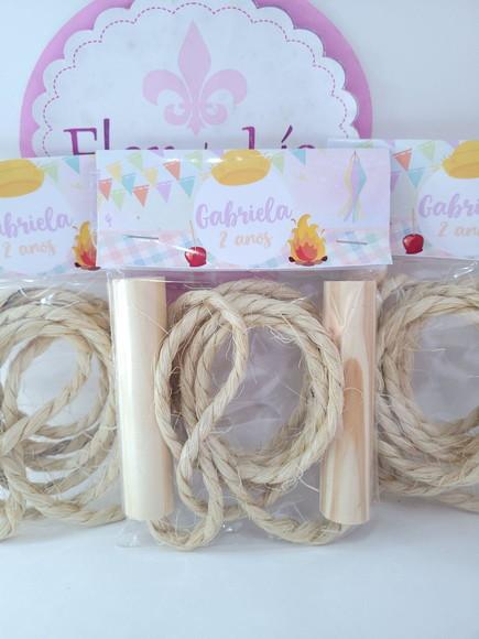 Pula Corda Personalizado Festa Junina Prenda Lembrancinha