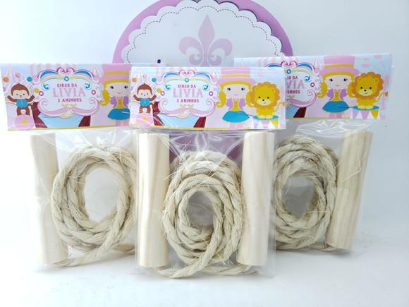 Pula Cordas Circo Rosa Menina