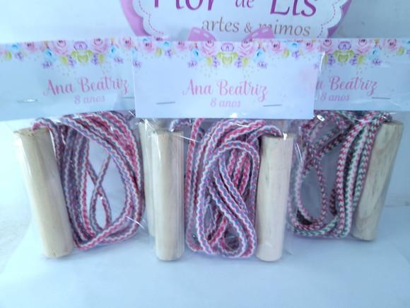Pula Cordas Lembrancinha Floral Aquarela Jardim Encantado