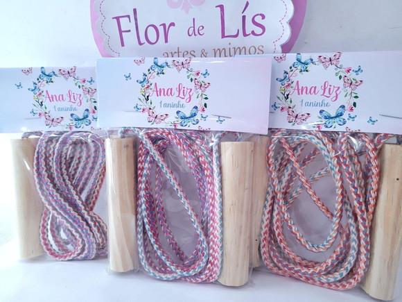 Pula Cordas Lembrancinha Jardim Encantado Personalizado