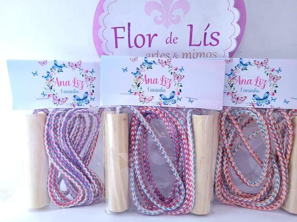 Pula Cordas Lembrancinha Jardim Encantado Personalizado