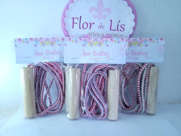 Pula Cordas Lembrancinha Floral Aquarela Jardim Encantado