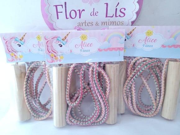 Pula Cordas Lembrancinha Unicórnio Personalizado