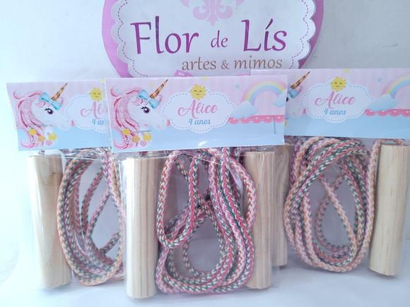 Pula Cordas Lembrancinha Unicórnio Personalizado
