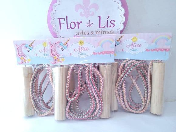 Pula Cordas Lembrancinha Unicórnio Personalizado