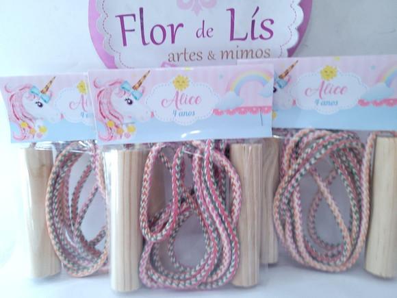 Pula Cordas Lembrancinha Unicórnio Personalizado