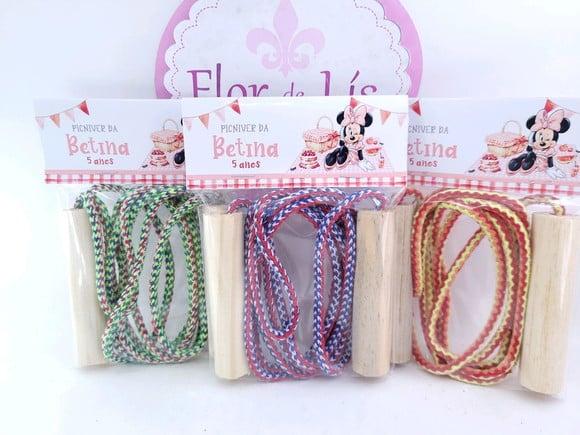 Pula Cordas Personalizado Piquenique da Minnie Lembrancinha