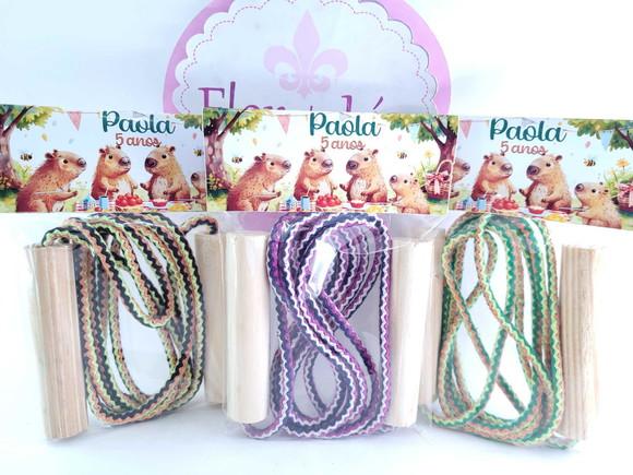 Pula Cordas Personalizado Capivara Piquenique Lembrancinha