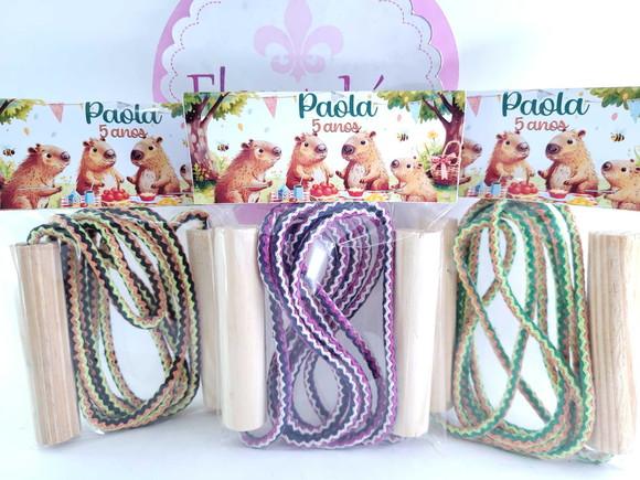 Pula Cordas Personalizado Capivara Piquenique Lembrancinha