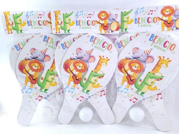 Raquete Personalizada Banda dos Animais Lembrancinha