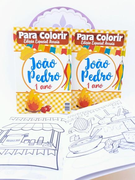 Revistinha Colorir Arraiá Festa Junina