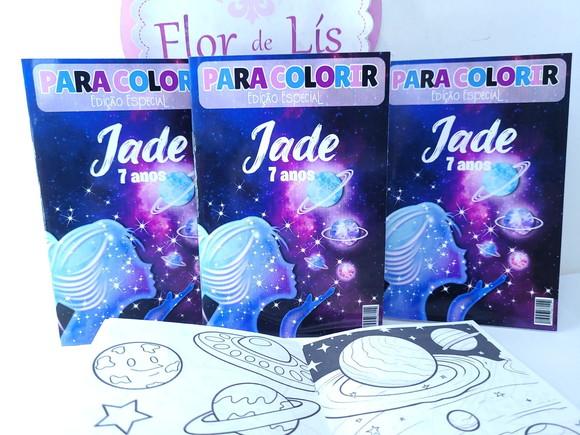Revistinha de Colorir Meu Universo Galáxia