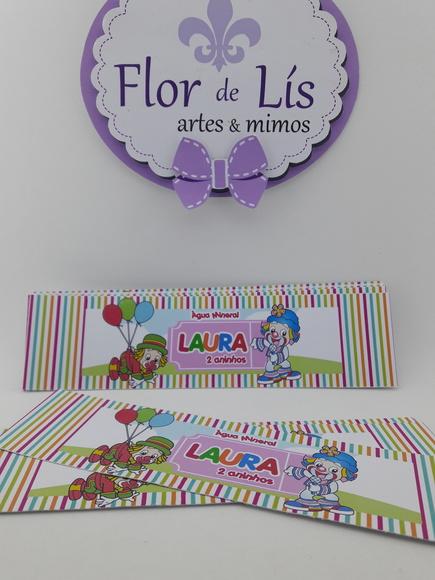 Rótulo Água