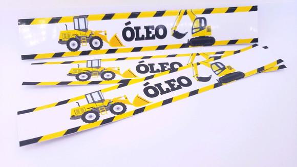Rótulo Refri 200ml Obras Óleo Caminhão