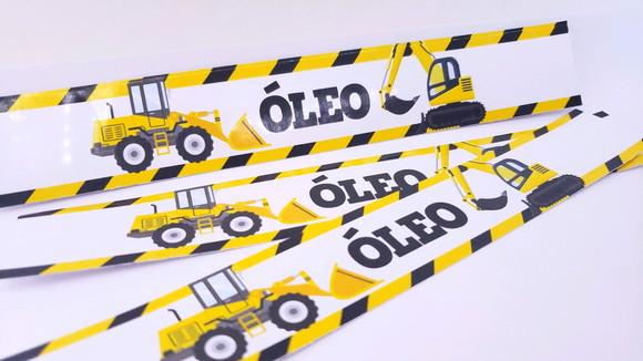 Rótulo Refri 200ml Obras Óleo Caminhão