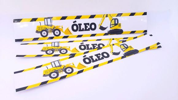 Rótulo Refri 200ml Obras Óleo Caminhão
