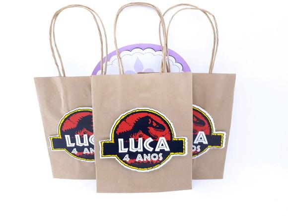 Sacolinha P Jurassic Dinossauros 16cm
