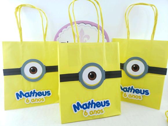 Sacolinha P Minions 16cm