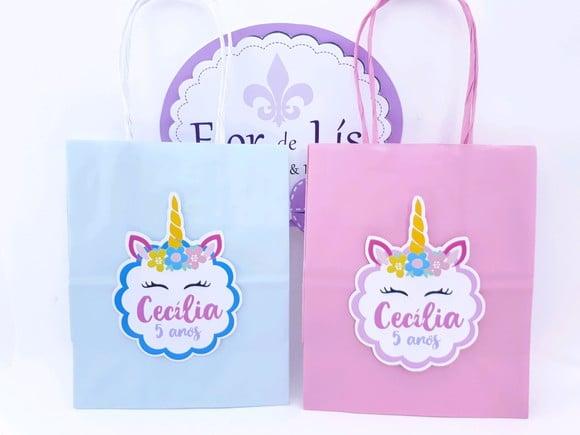 Sacolinha P Unicórnio 16cm