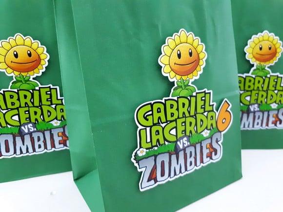 Sacolinha Plants Vs Zombies 16cm