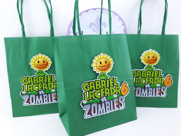 Sacolinha Plants Vs Zombies 16cm