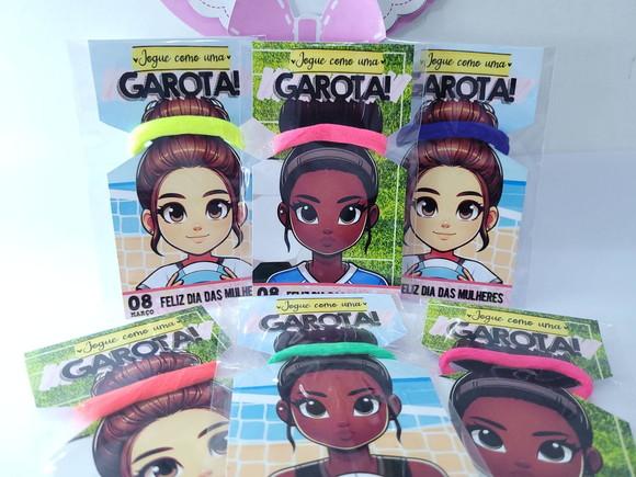 Tag Dia das Mulheres com Xuxinha de Cabelo Esportes Feminino