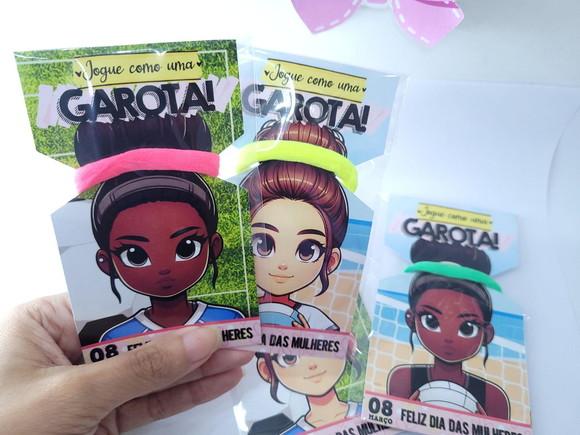 Tag Dia das Mulheres com Xuxinha de Cabelo Esportes Feminino