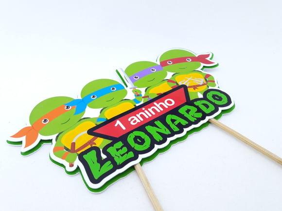 Topo Bolo Tartarugas Ninja
