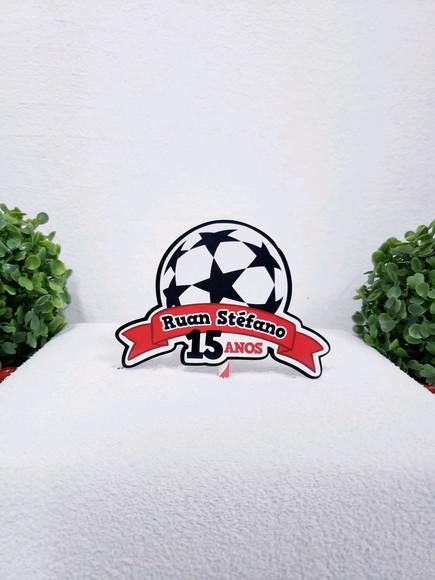 Topo de Bolo Futebol