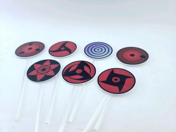 Toppers Docinho Sharingan Akatsuki Naruto