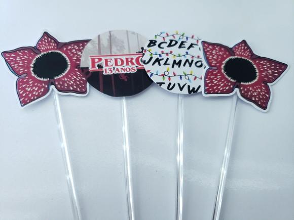 Toppers Docinho Stranger Things Personalizados