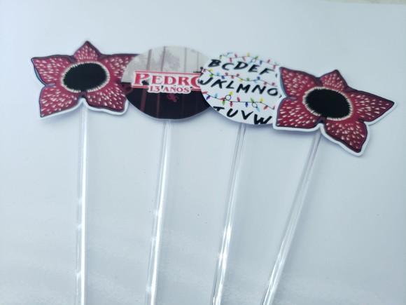 Toppers Docinho Stranger Things Personalizados
