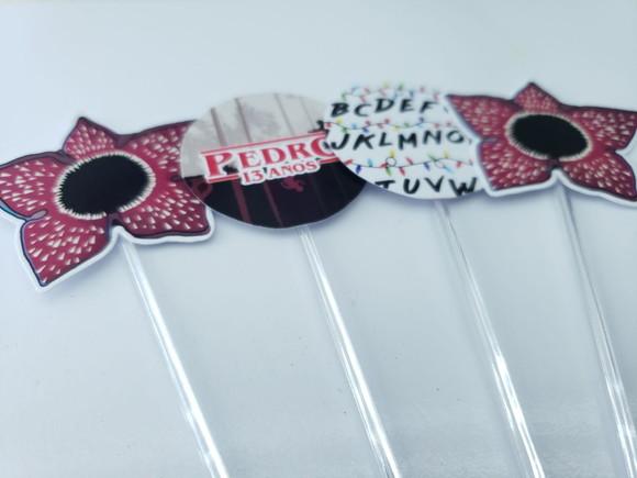 Toppers Docinho Stranger Things Personalizados