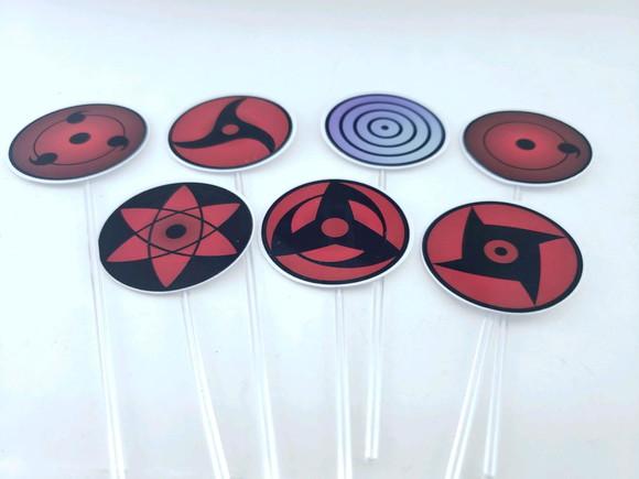 Toppers Docinho Sharingan Akatsuki Naruto