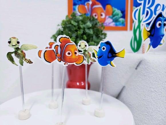 Toppers Docinhos Procurando Nemo