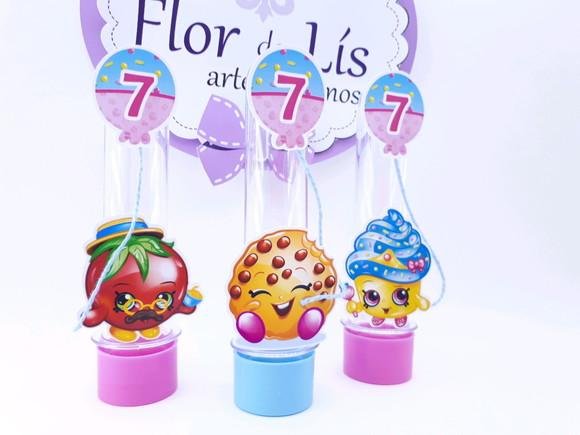 Tubete 13cm Balão Shopkins