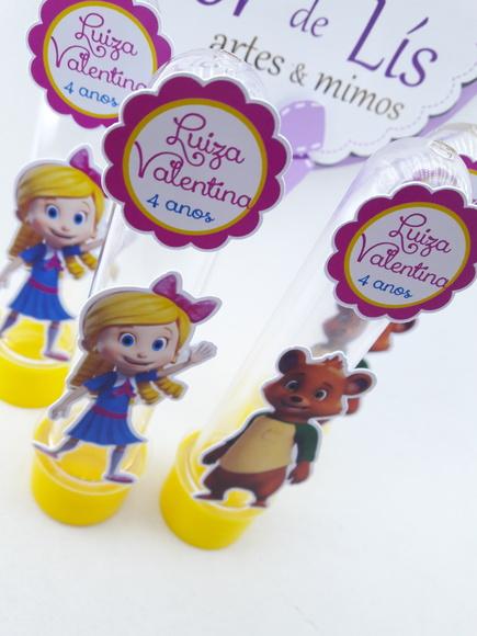 Tubete Cachinhos Dourados e o Urso