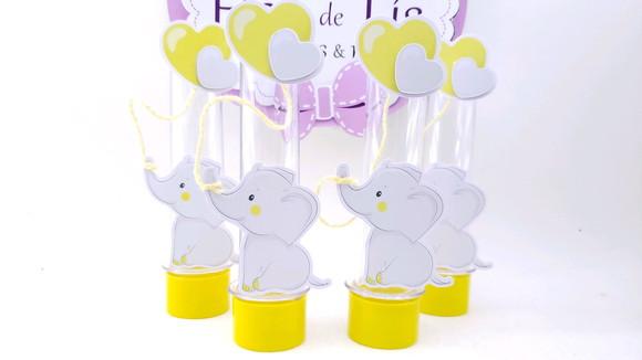 Tubete Elefantinho Balão Chá de Bebê